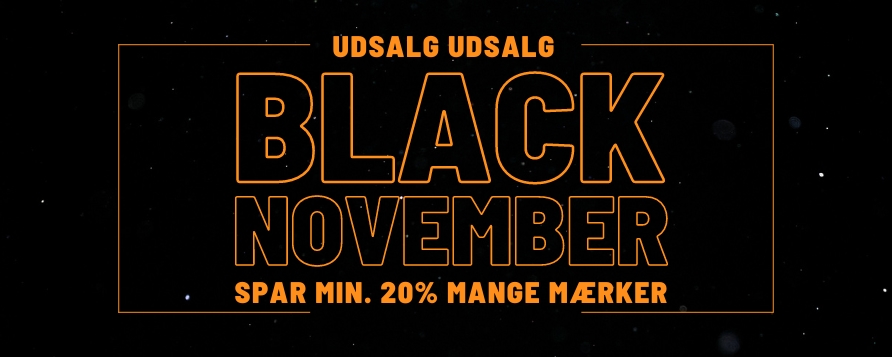 Black November spar min. 20% på mange mærker